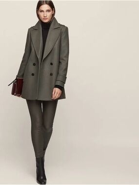 REISS
Maida Band-detail Peacoat In Juniper